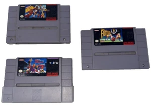 Lot of 3 Super Nintendo Football Basketball Soccer TESTED WORKING - Picture 1 of 16