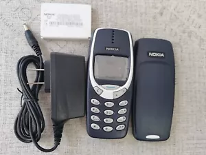 Nokia 3310 Cell Phone Black (Unlocked) Simple Basic 2G Mobile Phone  - Picture 1 of 12