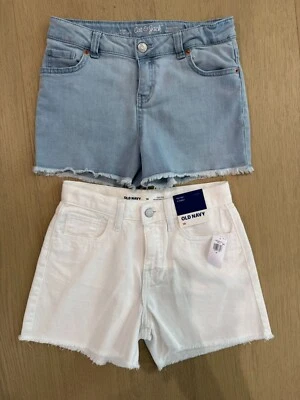 GIrl's Size 10 Denim Shorts Bundle, old navy and cat and jack - Image 1 of 4