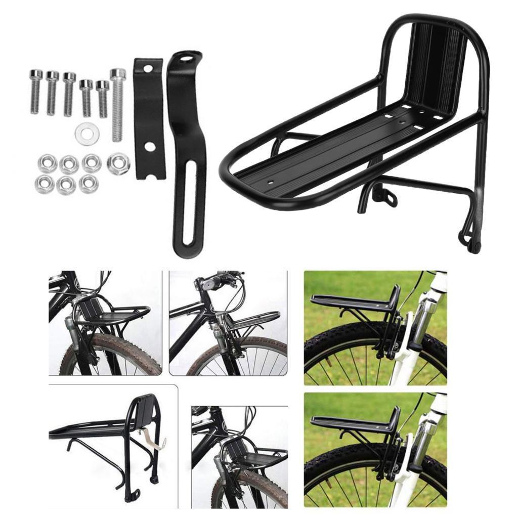 Bike Cargo Rack Bicycle Front Rack - 15KG Capacity Mountain Bike Cargo ...