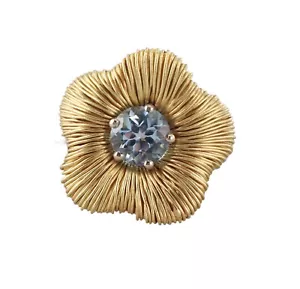 Pasquale Bruni Ring 18 Karat Gold Blautopas Blume - Bild 1 von 4