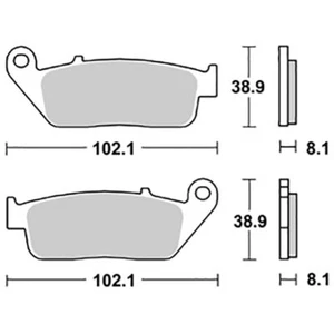 PASTIGLIE FRENO SBS 183HM - Picture 1 of 1