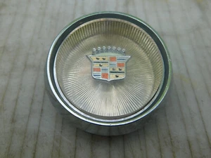 1964 Cadillac Caddy DeVille Steering Wheel Horn Button Series 62 Gold Center - Picture 1 of 5