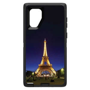 OtterBox Defender for Galaxy Note (Choose Model) Eiffel Tower Paris Night - Picture 1 of 11