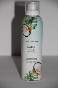 1 BATH & BODY WORKS WAIKIKI BEACH COCONUT LIGHTWEIGHT SPRAY MOISTURIZER LOTION - Picture 1 of 1