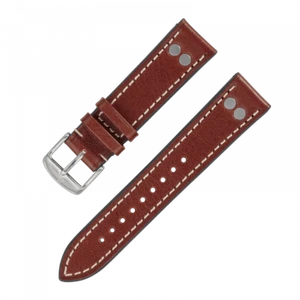Laco Pilot Strap Brown Handmade 18 MM without Buckle Genuine New - Picture 1 of 1