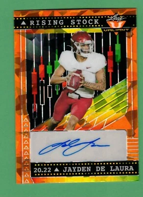 2022 LEAF VALIANT JAYDEN DE LAURA AUTO ORANGE CRYSTAL RISING STOCK 14/20 ARIZONA - Image 1 of 2