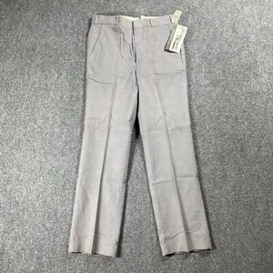 VINTAGE 70s Lord & Taylor Corduroy Pants Size 34x32 Gray NEW NOS! Straight - Picture 1 of 15