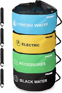 PR1ME 4 Pack Waterproof RV Hose Bag Storage, RV Utility Bag, Sewer Hose Bag, and - Picture 1 of 9