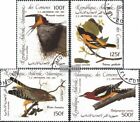 Komoren 726-729 (kompl.Ausgabe) gestempelt 1985 200.Geburtstag von J.J. Audubon