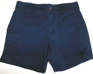Gap Women Shorts Navy Blue Sizes 0 & 2 Cotton Stretch Khaki 5" Mid Rise NEW - Picture 1 of 3