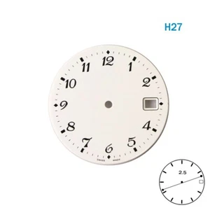 Original Schweizer Uhrenzifferblatt, Gr. 29 mm Code #H27# - Bild 1 von 3