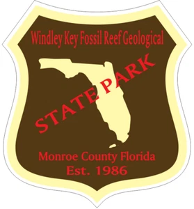 Windley Key Fossil Reef Geological Florida State Park Sticker R6809 PICK SIZE - Picture 1 of 1