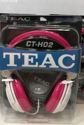 Teac CT-H02  Headphones Over Ear Factory Sealed New  9.8ft Cable NIB - Imagem 1 de 3