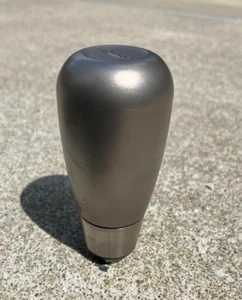 Subaru STI Automatic Transmission Titanium Shift Knob Cylinder Type Silver JDM - Picture 1 of 8