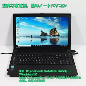 Laptop Toshiba Dynabook Satellite B453 L Windows10 Celeron 1005M 1.90GHz 4GB SSD - Picture 1 of 6