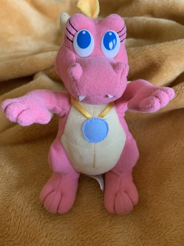 PLUSH DOLL FIGURE PINK DRAGON TALES Flying CASSIE FLAPPING WINGS CHANTAL STRAND Cover