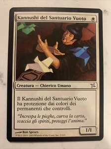 Kannushi Del Santuario Vuoto Magic The Gathering Traditori Di Kamigawa 2/165 - Foto 1 di 2