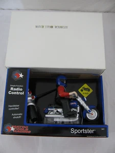 RC2 Matco Tools Racing Simple Function Radio Controlled Sportster Motorcycle NOS - Picture 1 of 9