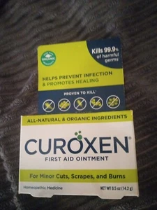 Curoxen First Aid Ointment Minor Cuts, Scrapes & Burns Kills Germs  08/2025 - Picture 1 of 3
