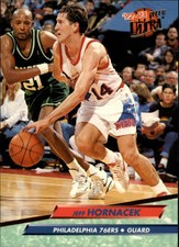 1992-93 Ultra Philadelphia 76ers Basktball Card #332 Jeff Hornacek