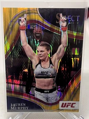 2022 Panini Select UFC Octagonside Gold Flash Prizm /10 Lauren Murphy #273 - Image 1 of 2