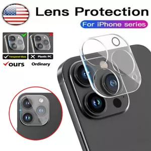 Per iPhone 15 14 13 12 Pro Max Vetro Temperato Fotocamera Obiettivo Cover Protezione Schermo - Foto 1 di 12