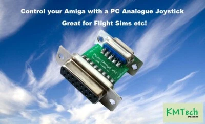 Adattatore per Controllo Amiga/Atari con PC Joystick Analogico Analogico KMTech