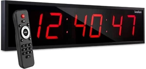 Huge 36" Inch Large Big Oversized Digital LED Clock with Stopwatch, Alarms, C... - Picture 1 of 6