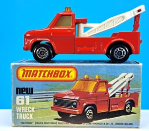Matchbox Superfast 1-75 - No.61 - Wreck Truck - Made in England 1978 - Picture 1 of 11