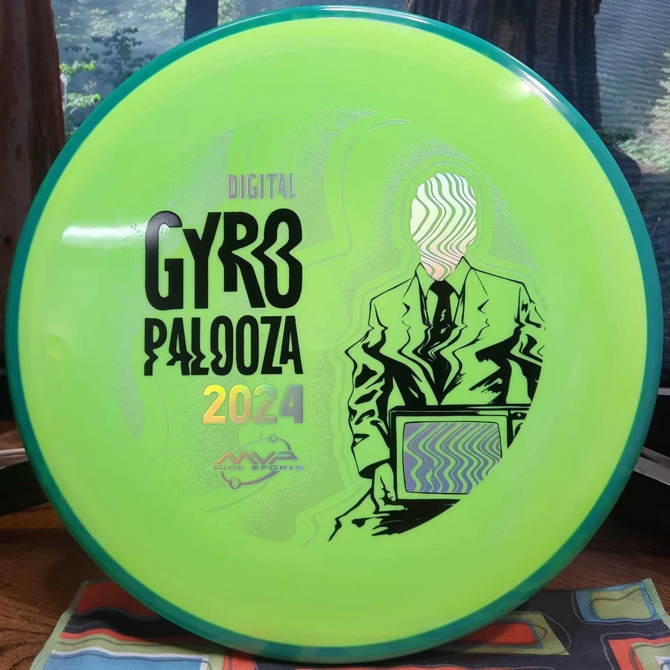 NEW! MVP GYROPalooza 2024 Neutron Prototype BALANCE 176g Green Rim Mint Center - Image 1 of 1