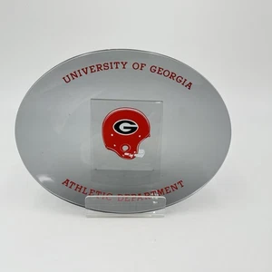 University of Georgia Athletic Department 8 3/8" Glasplatte Vintage UGA Aschenbecher - Bild 1 von 10