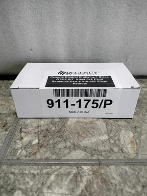 Regency 911-175/P Proflame 1 Remote Control New Sealed Black Gas Fireplace GTMF - Image 1 of 4