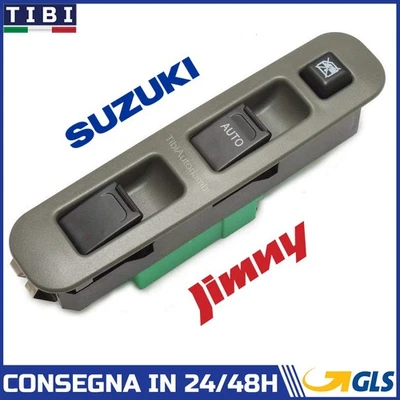 PULSANTIERA INTERRUTTORI ALZACRISTALLI VETRI SUZUKI JIMNY ALTO IGNIS 37990-81A20 - Immagine 1 di 4