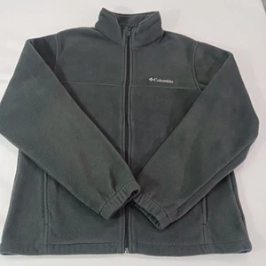 Columbia Men's Granite Mountain Fleece Jacket Green Full Zip XM6354 Size Medium - Picture 1 of 20