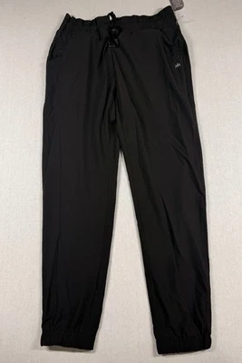 Kyodan Jogger Pants Women Sz P/S Black Drawstring Elastic Waist Pull On Comfort - Image 1 of 4