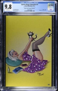 Sabrina: Magic Unleashed #1 Dan Parent Pinup Confetti Foil Variant CGC 9.8 5/5 - Picture 1 of 3