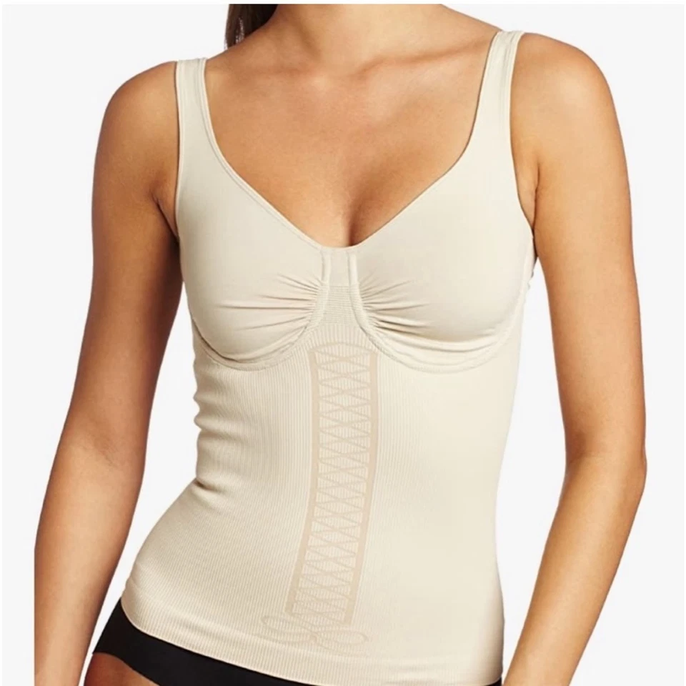 Top moldeador Sassybax con aros ribete de torso M nuevo con etiquetas Foto 1 de 4