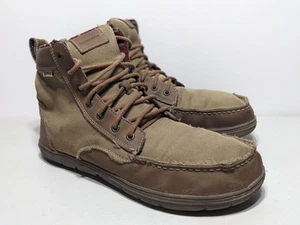 Bota Lems Boulder Para Hombres Marrón Lona Franela Forrada Descalza Caída Cero EE. UU. 12 UE 46 - Imagen 1 de 18