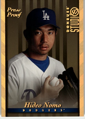 Donruss Studio 1997 oro pruebas de prensa #73 Hideo Nomo/500 Foto 1 de 2