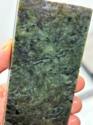 Washington State Jade slab W Translucency Cabbing Lapidary Carving Combo Ship - Image 1 of 4
