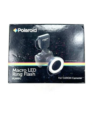 Polaroid PLMRFC Shoe Mount Macro LED Ring Flash for Canon Cameras - Image 1 of 4