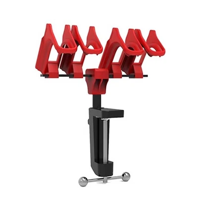 Airbrush Holder for 4 Airbrushes Spray Gun Stand Spraying Painting Kit Tool Home - Image 1 of 4