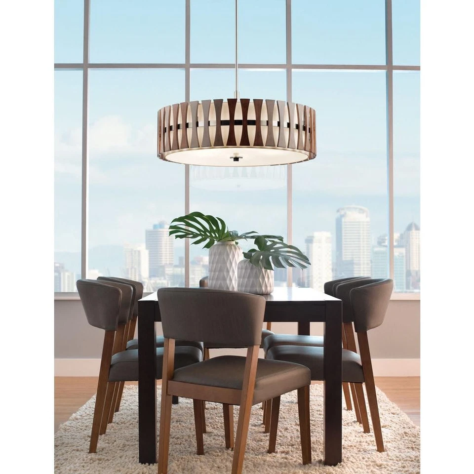 Kichler Cirus Auburn Stained Finish Five-light Pendant - 43754AUB