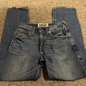 Ariat M2 Jeans Herren 29x32 Blau Relaxed Boot Baumwolle Denim Western Hose - Bild 1 von 5