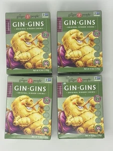 Gin-Gins Original Chewy Ginger Candy, 4.5 Ounce (Pack of 4) Exp April 2027 - Picture 1 of 6