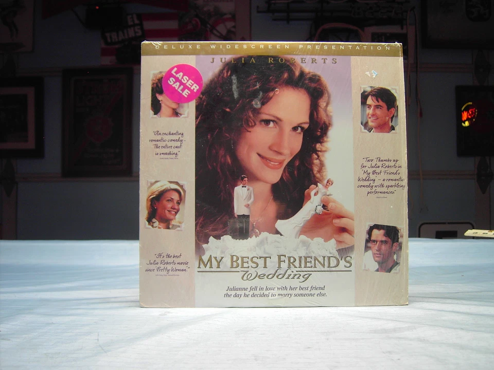 MY BEST FRIEND'S Wedding DELUXE WIDE SCREEN PRESENTATION J. Roberts LASER DISC  - Image 1 of 1