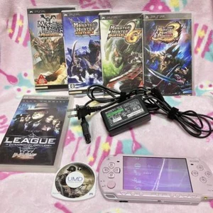 SONY PlayStation Portable PSP 2000 Rose Pink Console Tested Japan Free Shipping - Picture 1 of 12