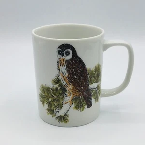 VTG Fitz Floyd Owl Cup Coffee Tea Hooty Variations Mug Cup Made in Japan White - Picture 1 of 7