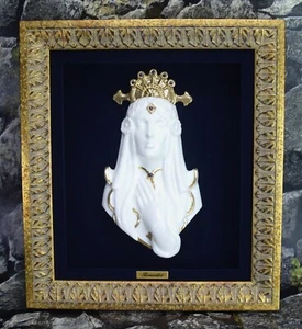 Noritake Figurine Porcelain Turandot Opera Vintage Framed Art - Picture 1 of 8